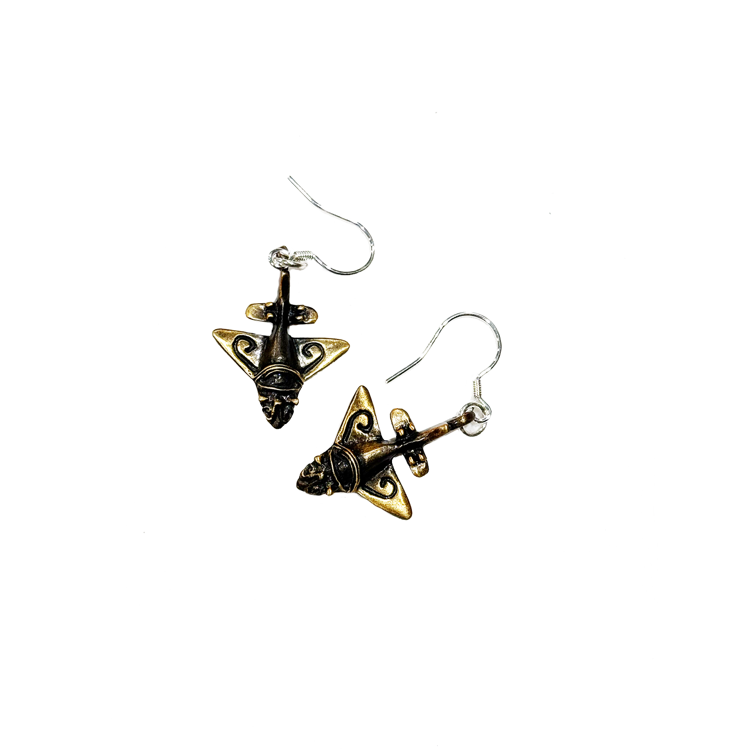 Goldflyer Antique Gold Dangle Earrings