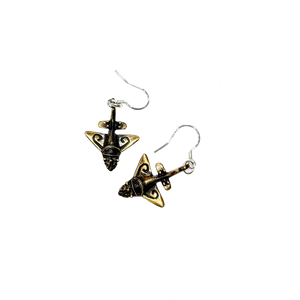 Goldflyer Antique Gold Dangle Earrings